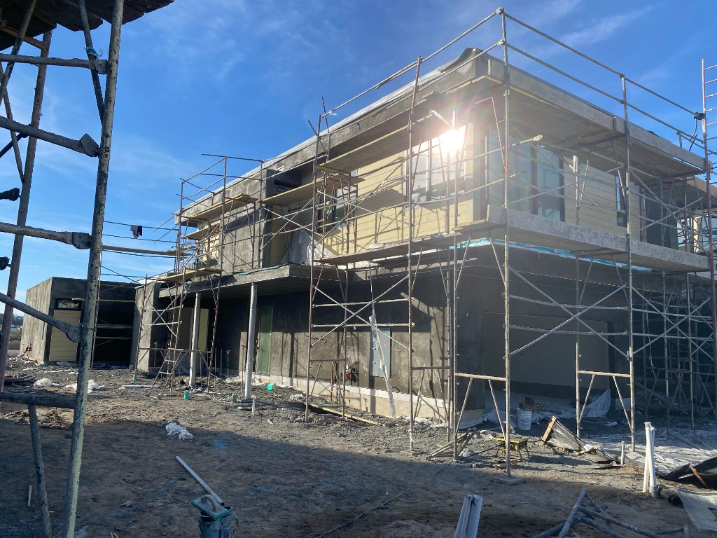 Playa House under construction